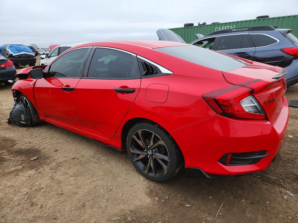2019 Honda Civic მანქანა იყიდება აუქციონზე, vin: 2HGFC2F81KH525658, აუქციონის ნომერი: 48282076