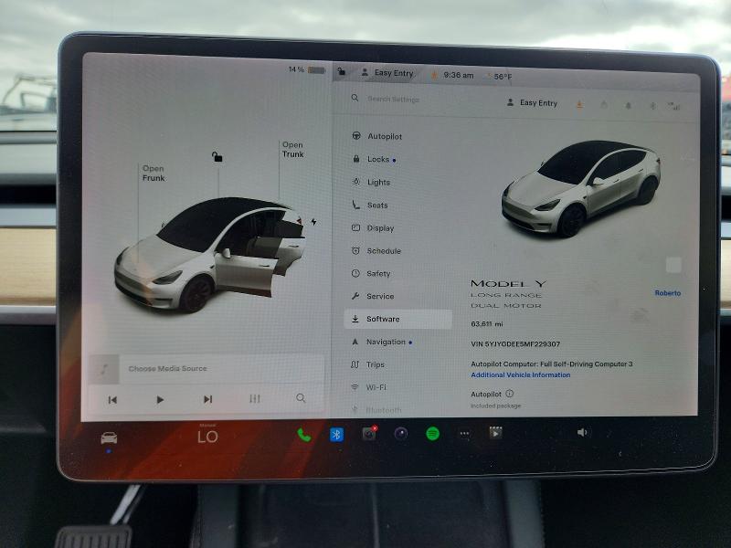 49137226 :رقم المزاد ، 5YJYGDEE5MF229307 vin ، 2021 Tesla Model Y مزاد بيع