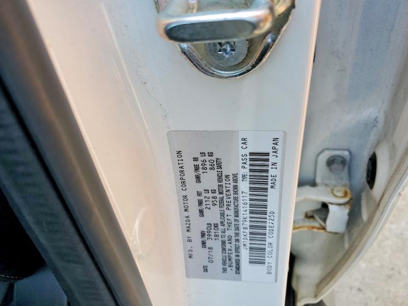 50971986 :رقم المزاد ، JM1DKFB79K1416117 vin ، 2019 Mazda Cx-3 مزاد بيع