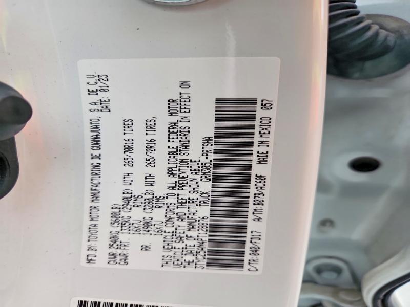 50526266 :رقم المزاد ، 3TYCZ5AN4PT128876 vin ، 2023 Toyota Tacoma مزاد بيع