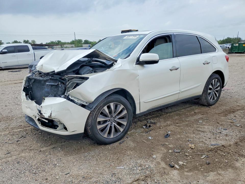 2015 Acura Mdx მანქანა იყიდება აუქციონზე, vin: 5FRYD3H4XFB007675, აუქციონის ნომერი: 50837596