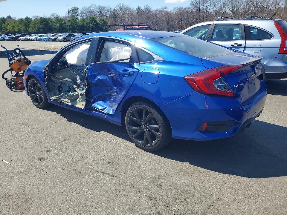 2019 Honda Civic მანქანა იყიდება აუქციონზე, vin: 2HGFC2F8XKH601443, აუქციონის ნომერი: 49746406