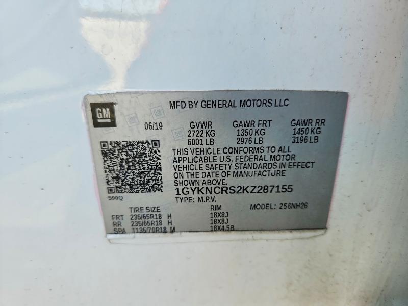 Продаж на аукціоні авто 2019 Cadillac Xt5, vin: 1GYKNCRS2KZ287155, номер лоту: 49063976