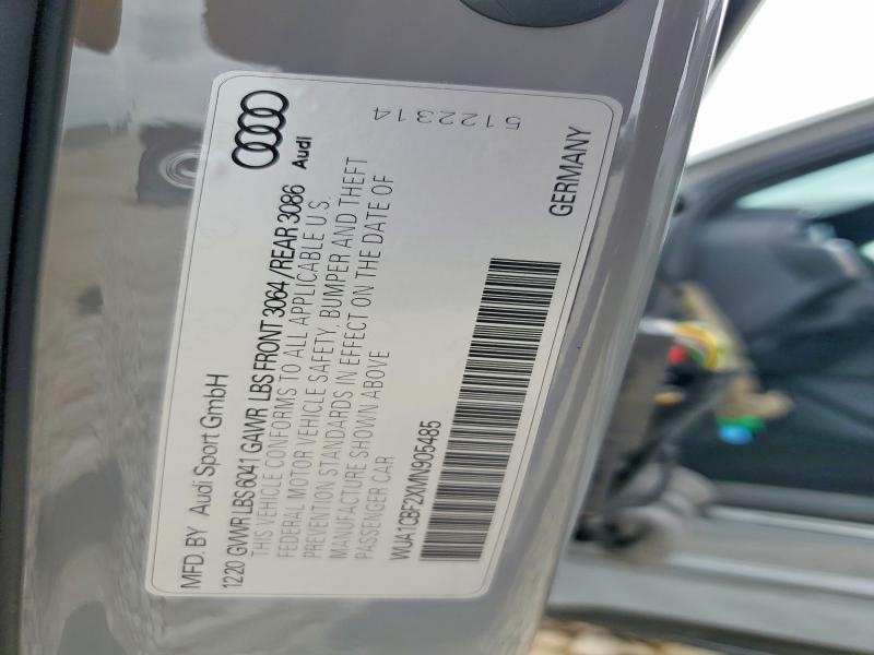 Aukcja sprzedaży 2021 Audi Rs6, vin: WUA1CBF2XMN905485, numer aukcji: 49808546