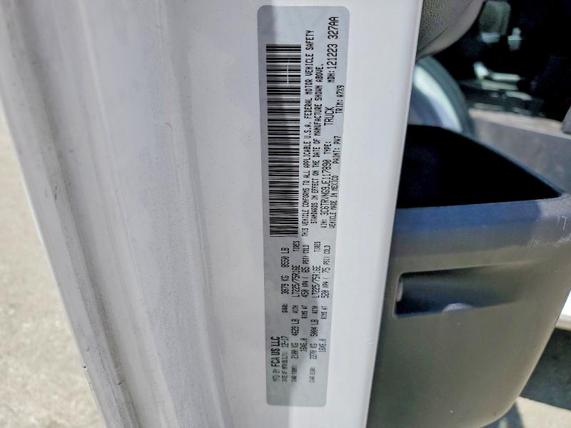 2018 Ram Promaster 1500 მანქანა იყიდება აუქციონზე, vin: 3C6TRVNG9JE117890, აუქციონის ნომერი: 51063126