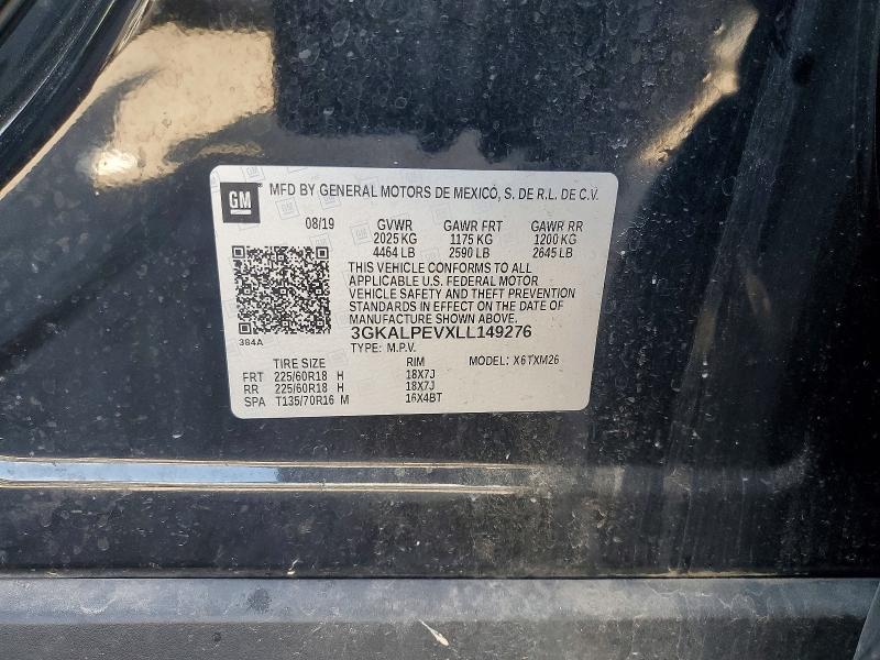 Продаж на аукціоні авто 2020 Gmc Terrain, vin: 3GKALPEVXLL149276, номер лоту: 50128286