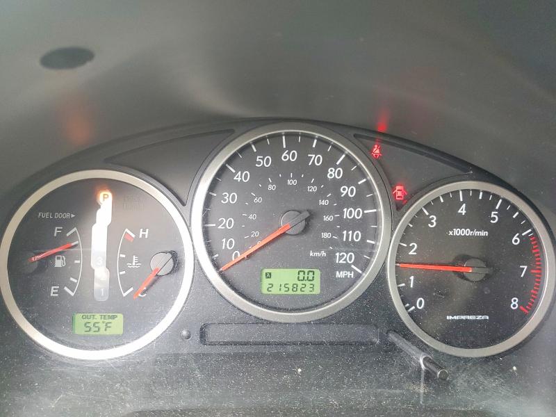 50701856 :رقم المزاد ، JF1GG685X5H813194 vin ، 2005 Subaru Impreza مزاد بيع