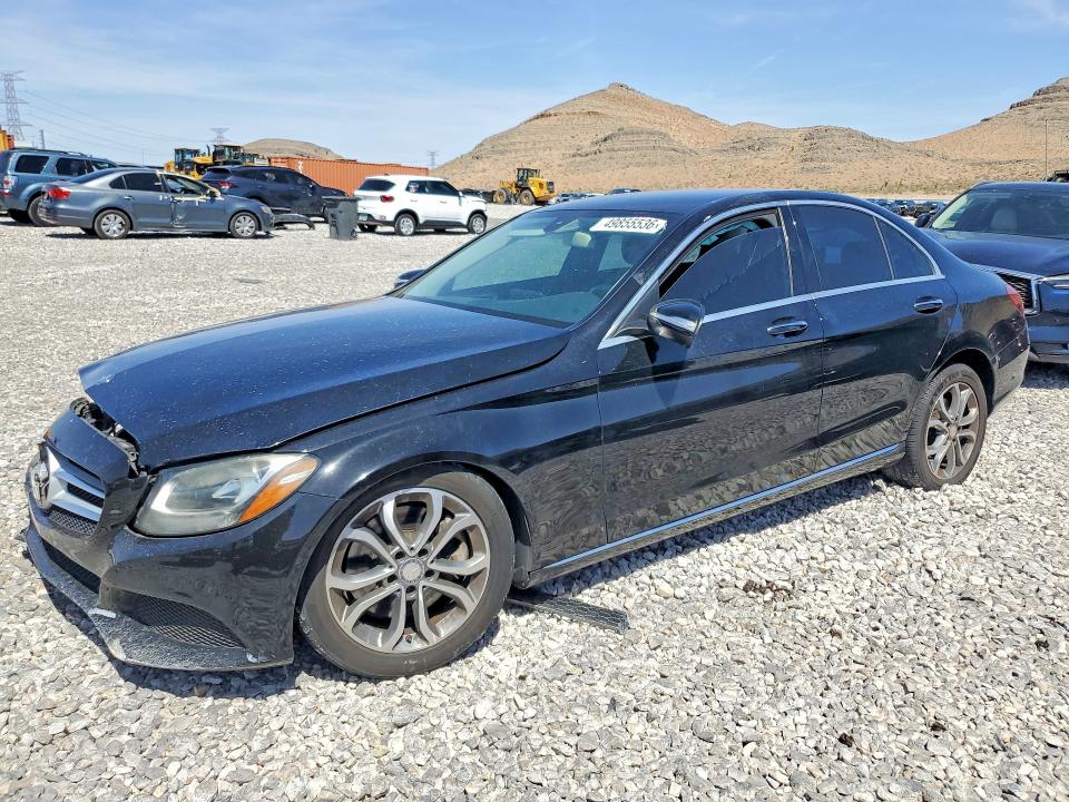 49855536 :رقم المزاد ، 55SWF4JB6FU063564 vin ، 2015 Mercedes-benz C مزاد بيع