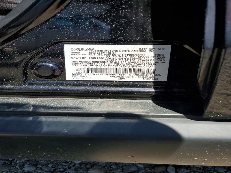 50483406 :رقم المزاد ، 4A4AR3AU6DE008232 vin ، 2013 Mitsubishi Outlander Sport مزاد بيع