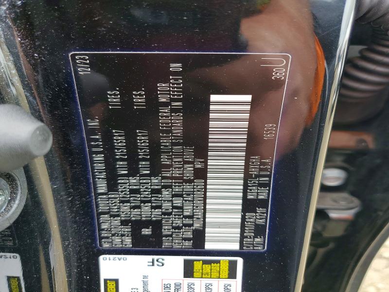Auction sale of the 2024 Toyota Corolla Cross, vin: 7MUCAABG0RV082600, lot number: 51646446