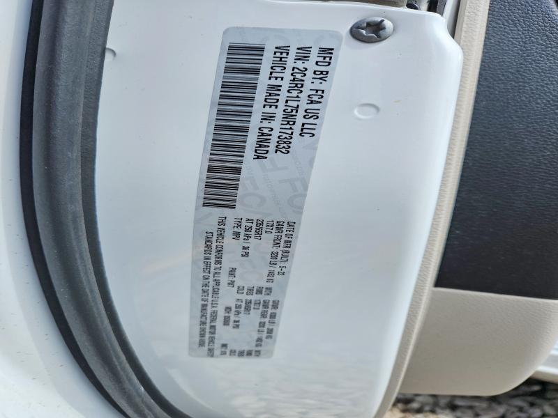 48679086 :رقم المزاد ، 2C4RC1L75NR173832 vin ، 2022 Chrysler Pacifica مزاد بيع
