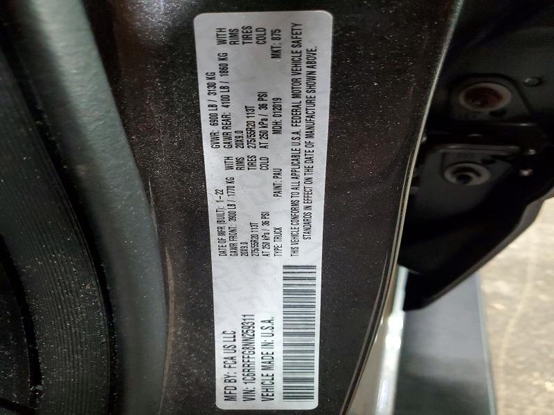 Продаж на аукціоні авто 2022 Ram 1500, vin: 1C6RRFFG8NN259311, номер лоту: 49808566