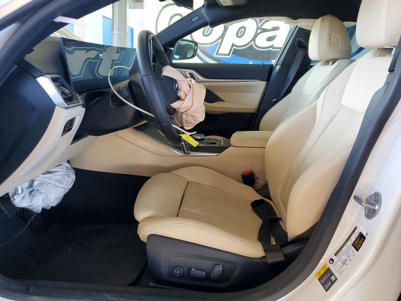 49907906 :رقم المزاد ، WBY43AW05RFS74809 vin ، 2024 Bmw I4 مزاد بيع