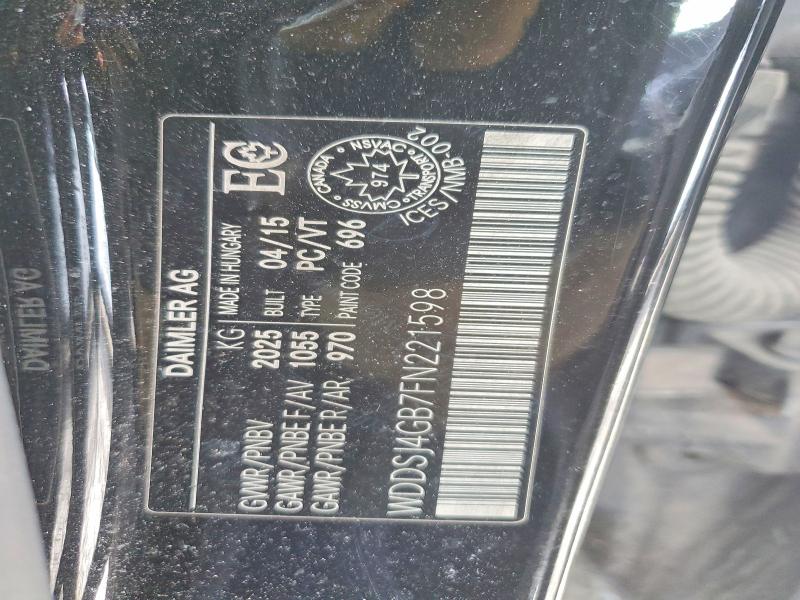 Auction sale of the 2015 Mercedes Benz Cla, vin: WDDSJ4GB7FN221598, lot number: 48083096