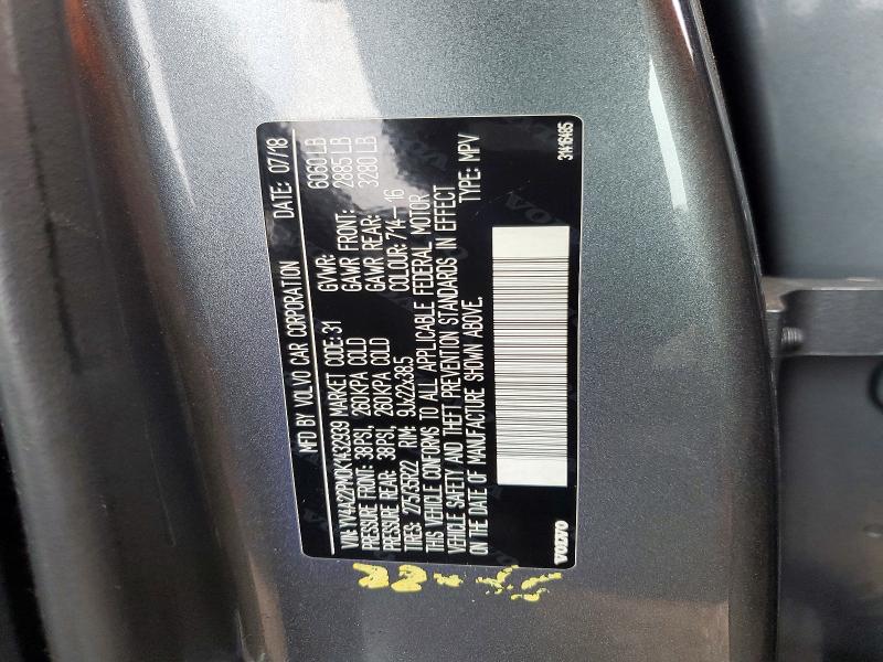 Продаж на аукціоні авто 2019 Volvo Xc90, vin: YV4A22PM0K1432939, номер лоту: 47896816