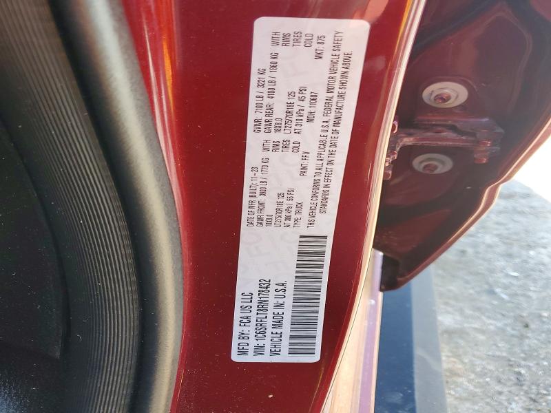 Продажа на аукционе авто 2024 Ram 1500, vin: 1C6SRFLT8RN178432, номер лота: 49088176