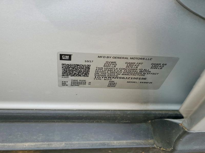 Продажа на аукционе авто 2018 Cadillac Xt5, vin: 1GYKNARS6JZ150156, номер лота: 50435166