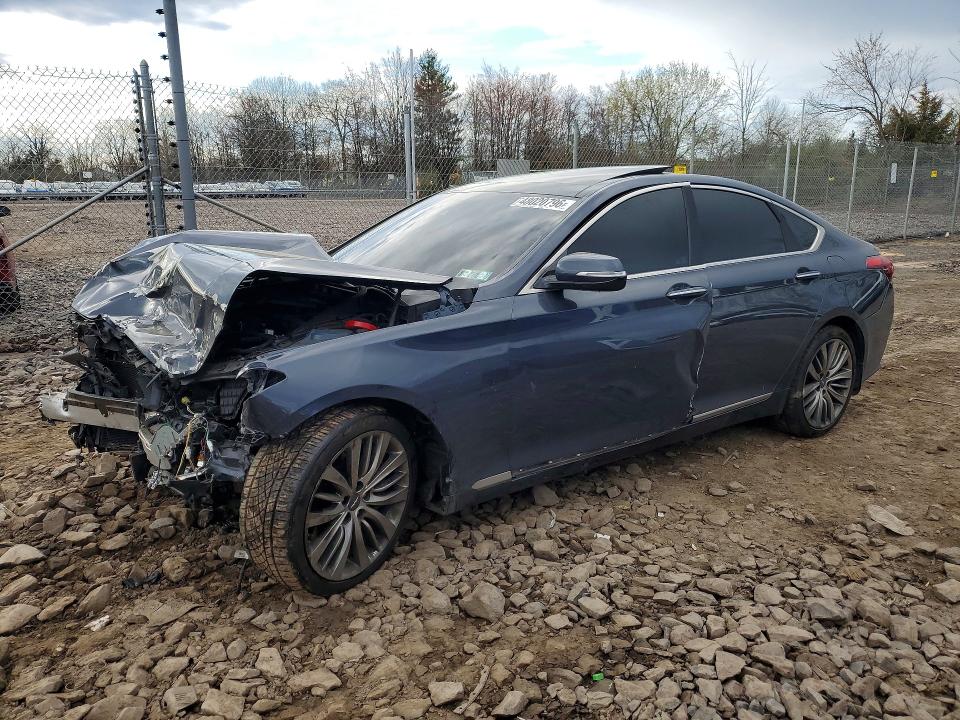 48020796 :رقم المزاد ، KMHGN4JF0HU210138 vin ، 2017 Genesis G80 مزاد بيع