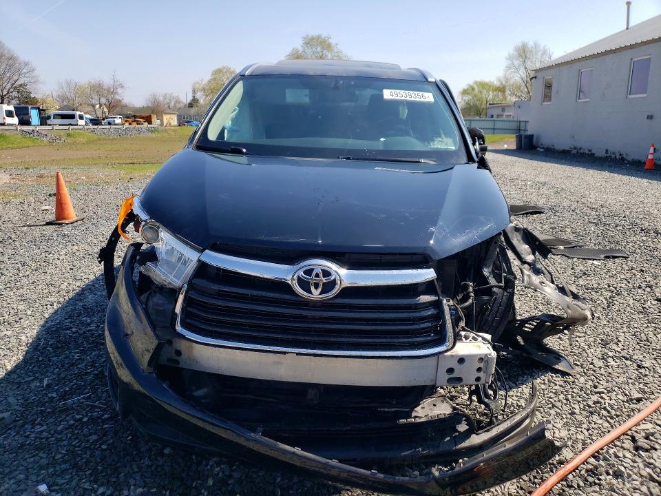 Продаж на аукціоні авто 2015 Toyota Highlander, vin: 5TDJKRFHXFS124167, номер лоту: 49539356