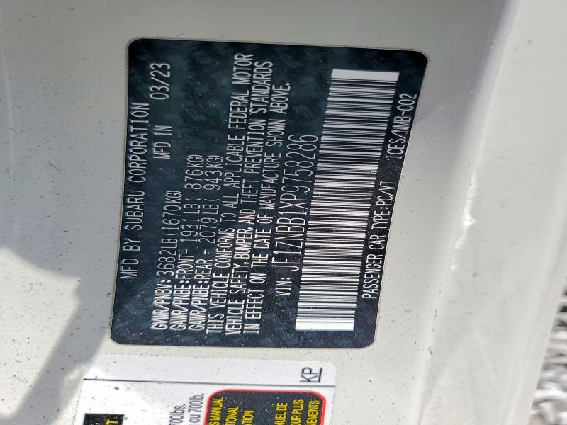 50313646 :رقم المزاد ، JF1ZNBB1XP9758286 vin ، 2023 Toyota Gr86 مزاد بيع