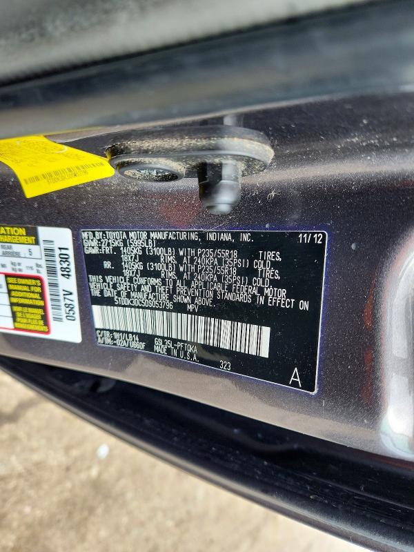 Продажа на аукционе авто 2013 Toyota Sienna, vin: 5TDDK3DC5DS053796, номер лота: 50404406