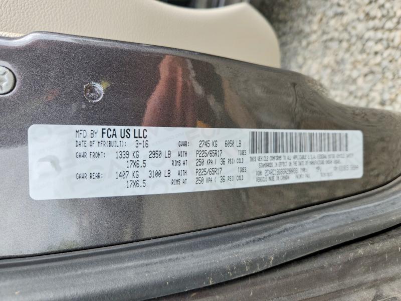 51632096 :رقم المزاد ، 2C4RC1BG6GR290033 vin ، 2016 Chrysler Town & Country مزاد بيع