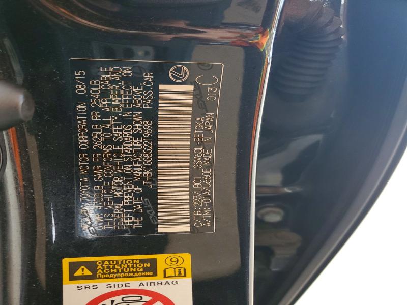 Aukcja sprzedaży 2016 Lexus Es, vin: JTHBK1GG8G2219698, numer aukcji: 49641926