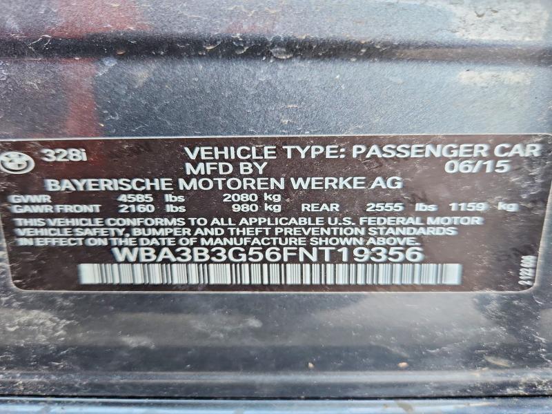 Продаж на аукціоні авто 2015 Bmw 328, vin: WBA3B3G56FNT19356, номер лоту: 51872886