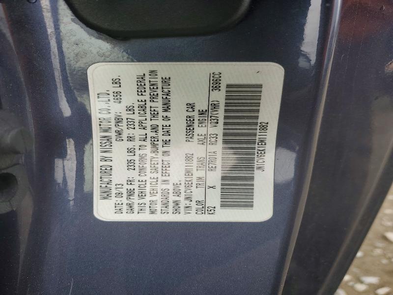 51115446 :رقم المزاد ، JN1CV6EK1EM111882 vin ، 2014 Infiniti Q60 Coupe مزاد بيع