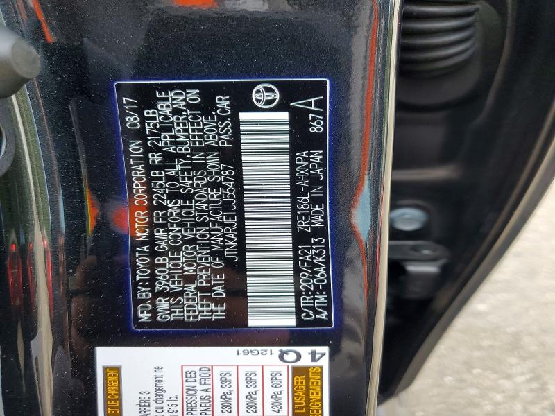 Aukcja sprzedaży 2018 Toyota Corolla Im, vin: JTNKARJE1JJ554787, numer aukcji: 52020646