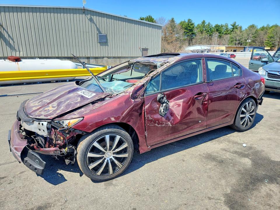 2012 Honda Civic მანქანა იყიდება აუქციონზე, vin: 19XFB2F80CE303658, აუქციონის ნომერი: 49422876