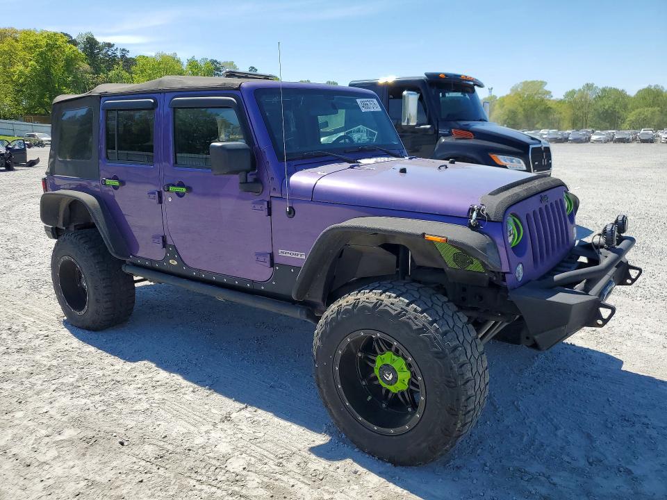 48667576 :رقم المزاد ، 1C4BJWDG7HL728912 vin ، 2017 Jeep Wrangler Unlimited مزاد بيع