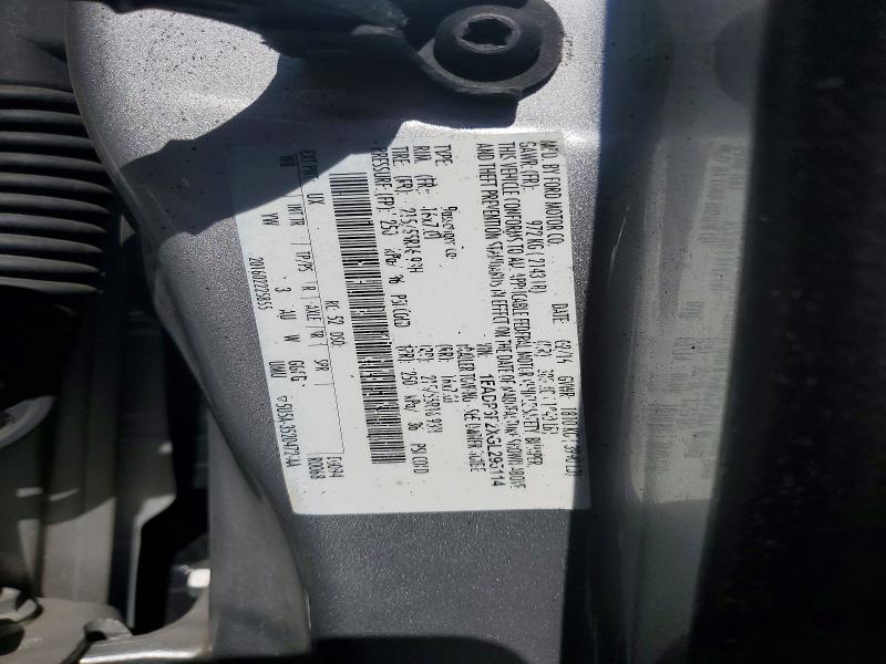 Продаж на аукціоні авто 2016 Ford Focus, vin: 1FADP3F2XGL295114, номер лоту: 49125846