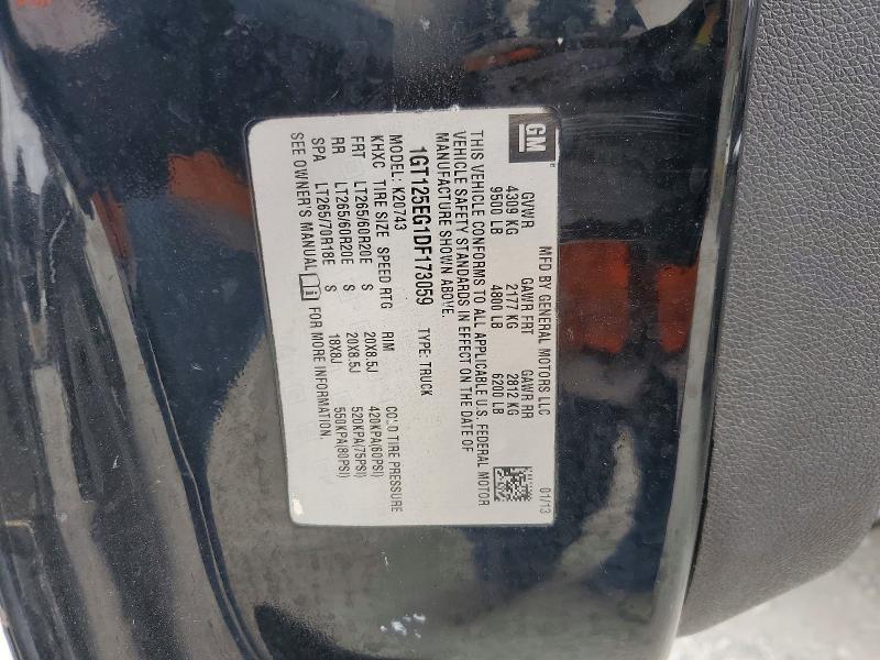 2013 Gmc Sierra მანქანა იყიდება აუქციონზე, vin: 1GT125EG1DF173059, აუქციონის ნომერი: 48901456