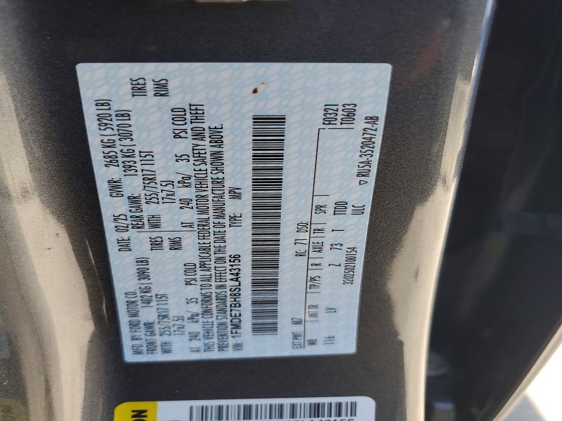 Продажа на аукционе авто 2025 Ford Bronco, vin: 1FMDE7BH8SLA43156, номер лота: 50425956
