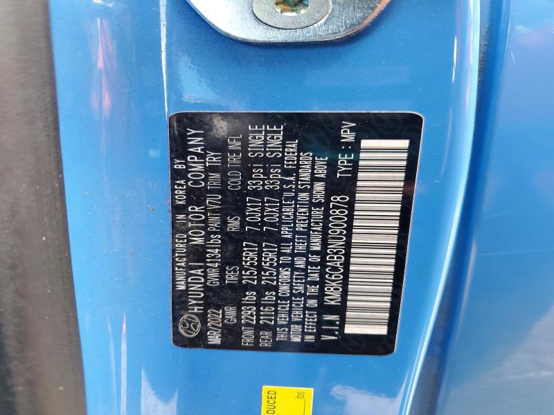 Aukcja sprzedaży 2022 Hyundai Kona, vin: KM8K6CAB3NU900878, numer aukcji: 50820336