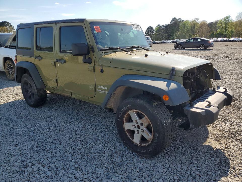 Продажа на аукционе авто 2013 Jeep Wrangler Unlimited, vin: 1C4BJWDG8DL549501, номер лота: 48536136