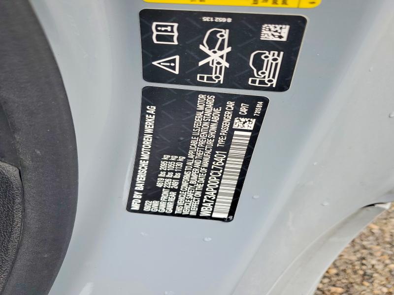 51714566 :رقم المزاد ، WBA73AP00PCL76401 vin ، 2023 Bmw 430xi مزاد بيع