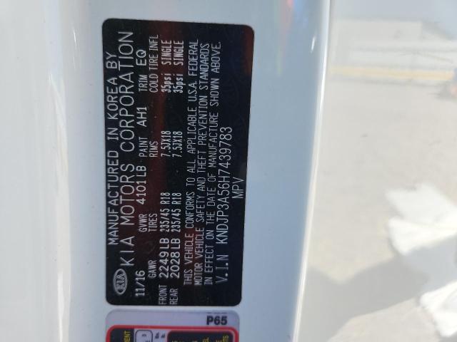 50004556 :رقم المزاد ، KNDJP3A56H7439783 vin ، 2017 Kia Soul مزاد بيع
