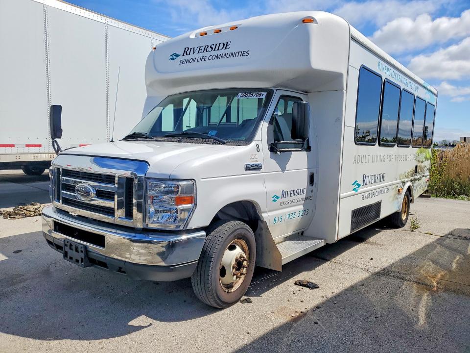 50635706 :رقم المزاد ، 1FDFE4FS5KDC22147 vin ، 2019 Ford Econoline E450 Super مزاد بيع
