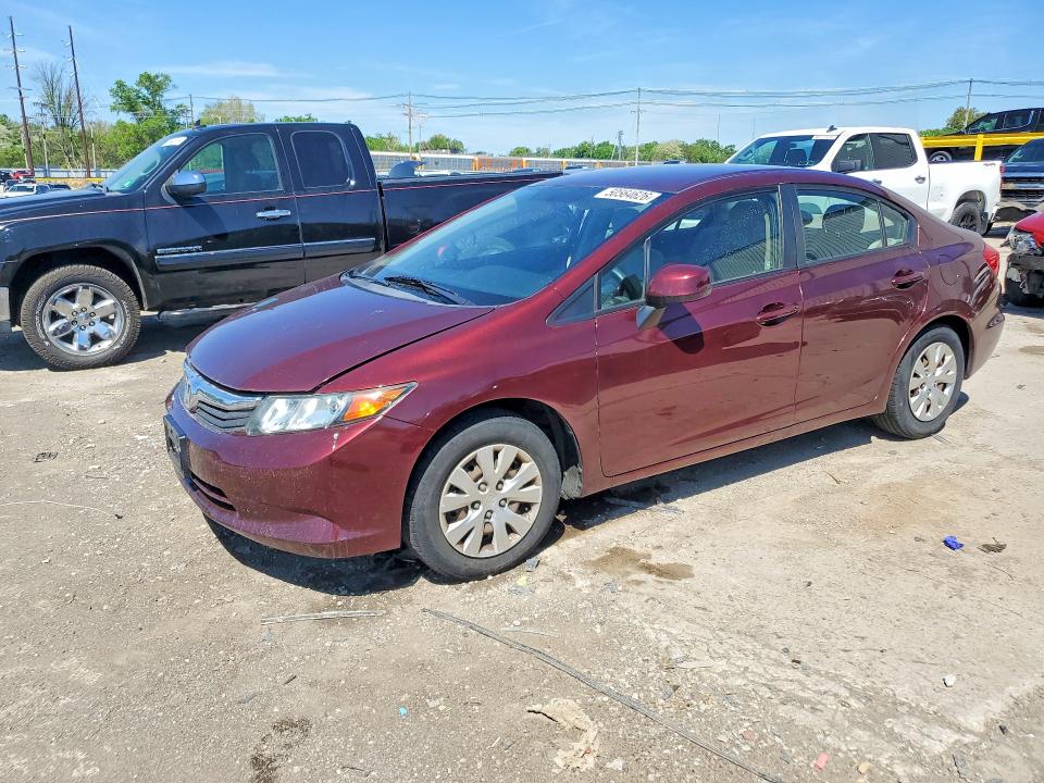 Aukcja sprzedaży 2012 Honda Civic, vin: 19XFB2F53CE079288, numer aukcji: 50564626