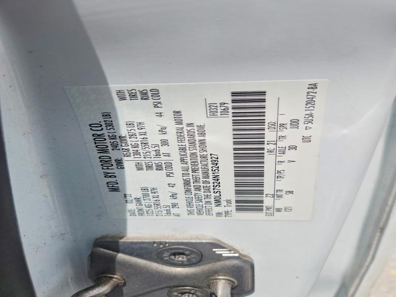 2022 Ford Transit Connect მანქანა იყიდება აუქციონზე, vin: NM0LS7S24N1524927, აუქციონის ნომერი: 50595976