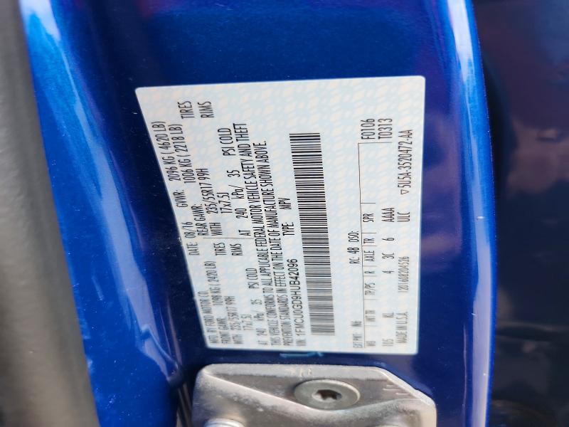 Продажа на аукционе авто 2017 Ford Escape, vin: 1FMCU0GD9HUB42096, номер лота: 51160836