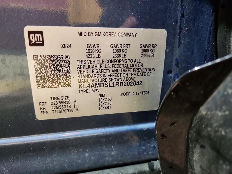 48292006 :رقم المزاد ، KL4AMDSL1RB202042 vin ، 2024 Buick Encore Gx مزاد بيع