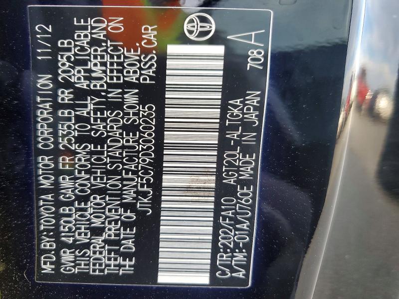 Продаж на аукціоні авто 2013 Scion Tc, vin: JTKJF5C79D3060235, номер лоту: 50313696