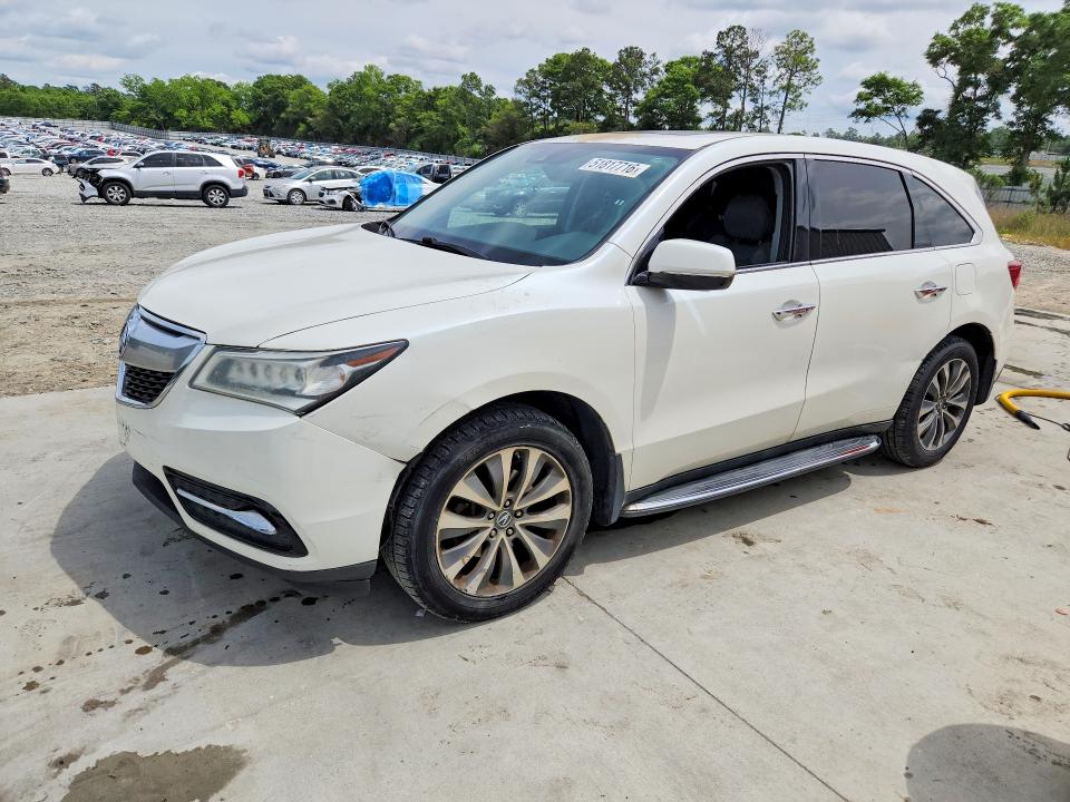 Aukcja sprzedaży 2016 Acura Mdx, vin: 5FRYD3H43GB019085, numer aukcji: 51817716