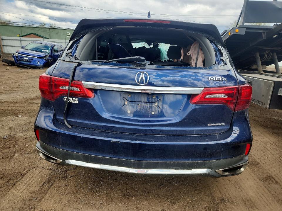50555236 :رقم المزاد ، 5FRYD4H57HB024225 vin ، 2017 Acura Mdx مزاد بيع