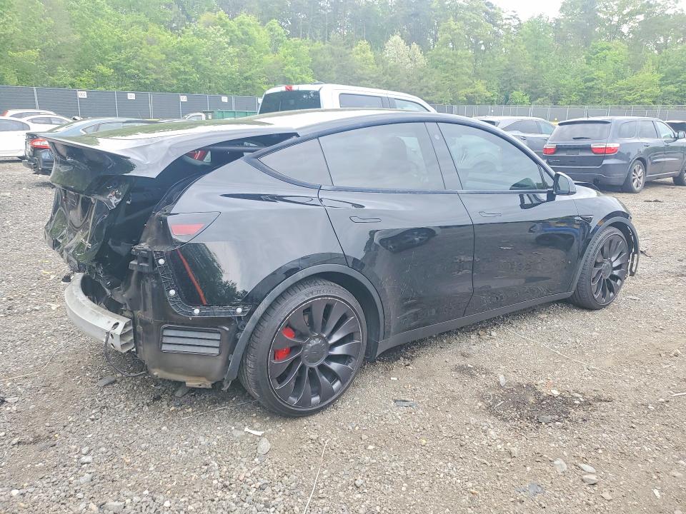2022 Tesla Model Y მანქანა იყიდება აუქციონზე, vin: 7SAYGDEF1NF344998, აუქციონის ნომერი: 51489556