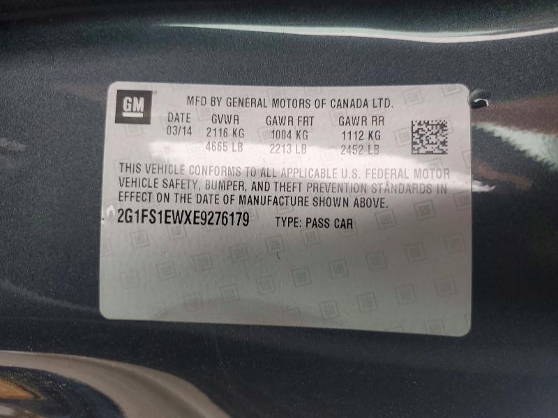 Aukcja sprzedaży 2014 Chevrolet Camaro, vin: 2G1FS1EWXE9276179, numer aukcji: 48604836