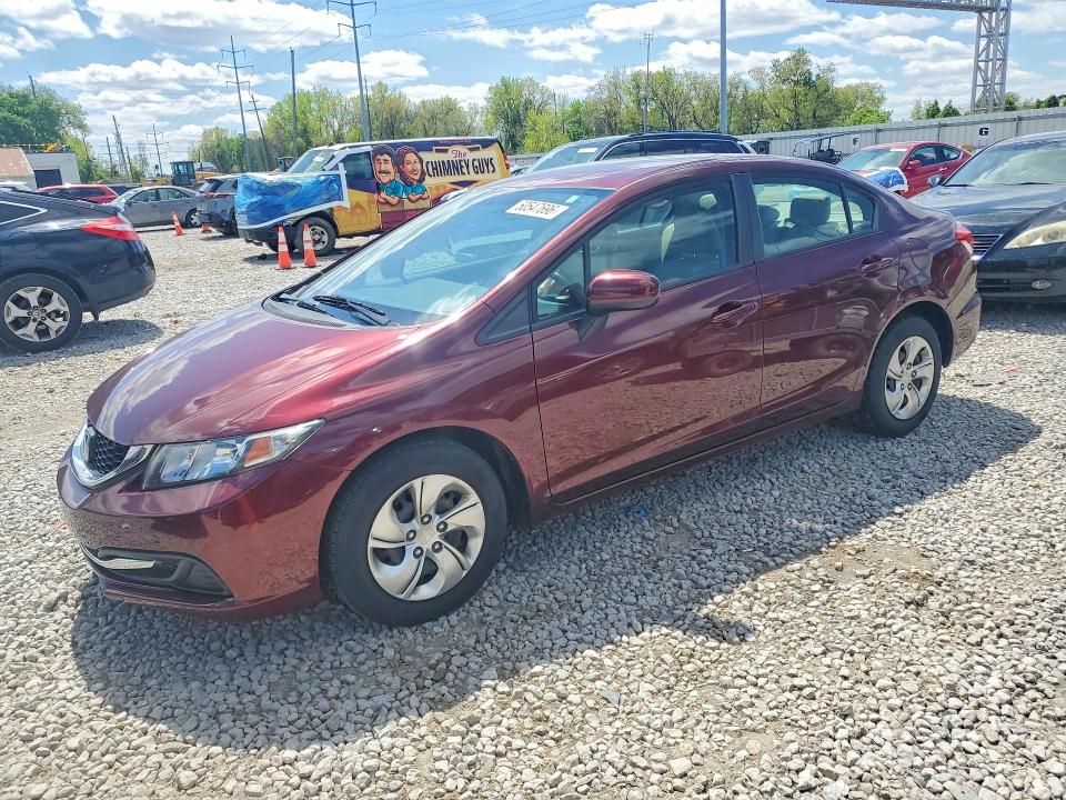 50547696 :رقم المزاد ، 19XFB2F50FE101543 vin ، 2015 Honda Civic مزاد بيع